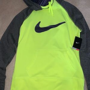 Nike Dri-fit neon hoodie